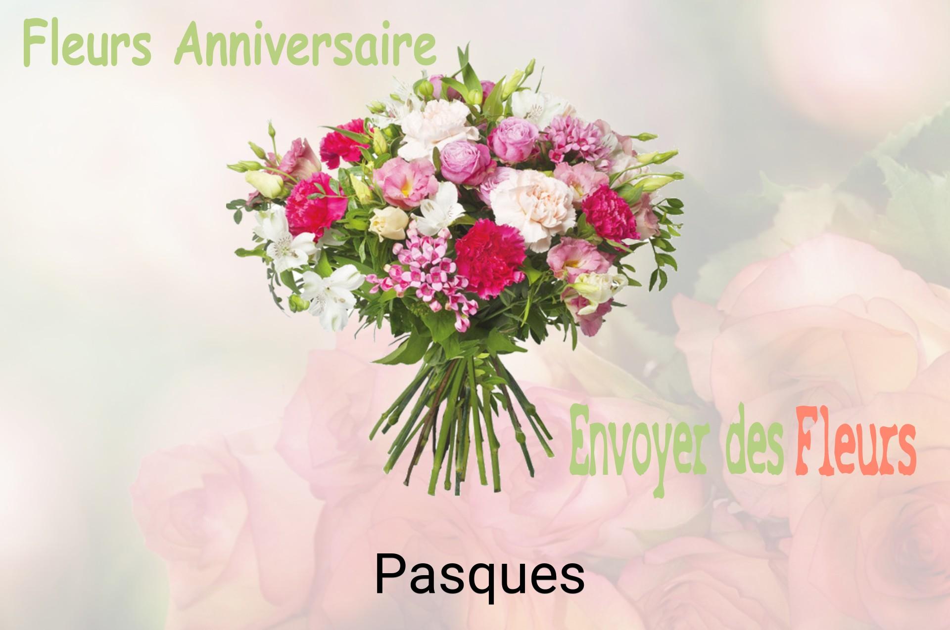 Bouquet de fleurs d’anniversaire livré à Pasques